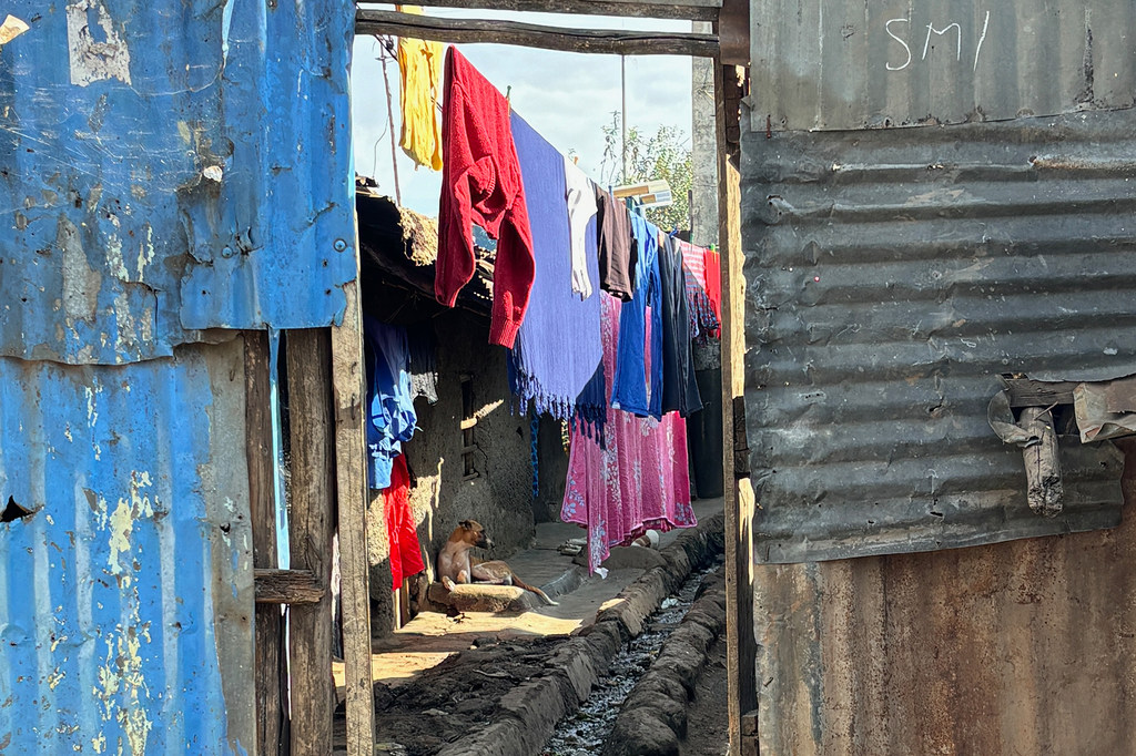 Le bidonville de Mathare, à Nairobi, au Kenya, abrite un demi-million de personnes sur 5 kilomètres carrés.